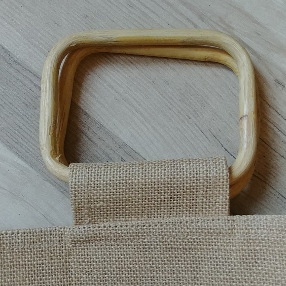 Eco Friendly Bio Degradible Burlap Tote Bag Jamaican Blue Mountain Coffee - Picture 4 of 8